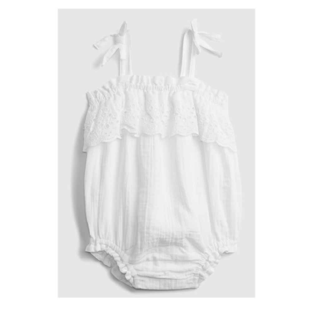 Baby Eyelet gauze romper